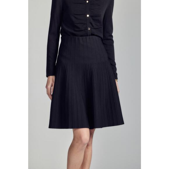 Aleeza Paris Viola A Line Viscose Skirt in Black Size XS Sold Out - Picture 1 of 10